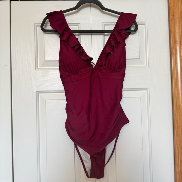 Cupshe Ruffled Swin Suit sz XL - Picture 5 of 11